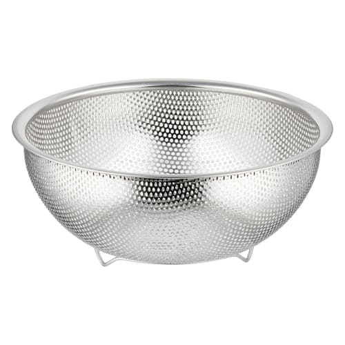 Takagi Stainless Steel Punching Colander, 19cm, Silver, 4907052850125