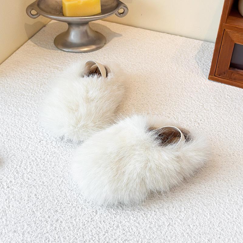 Children's Birkenstock Fuzzy Velvet Closed-Toe Slippers - Autumn/Winter 2025 Collection