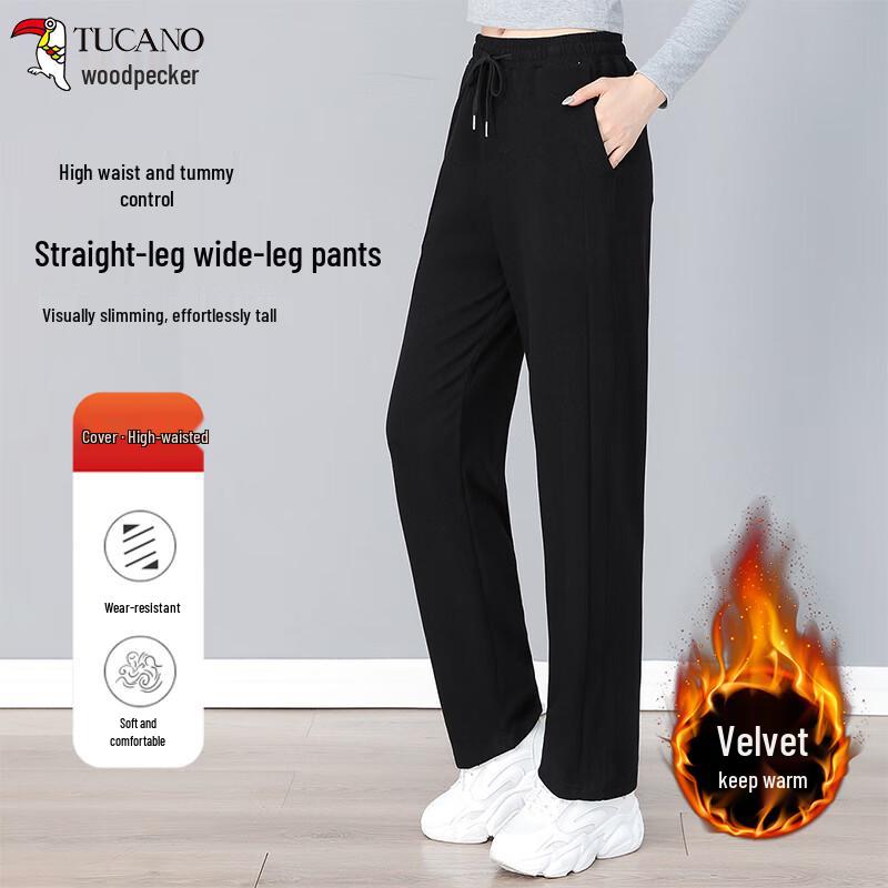 Woodpecker Women's High-Waist Comfort Stretch Casual Pants