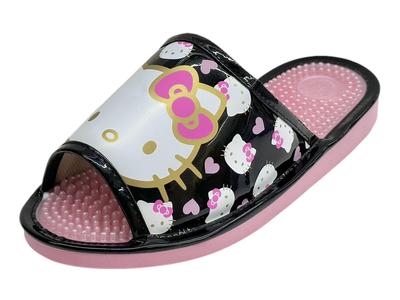 Hello Kitty Health Sandals Slippers [Sanrio] Women's SA-4196L (Black, L)