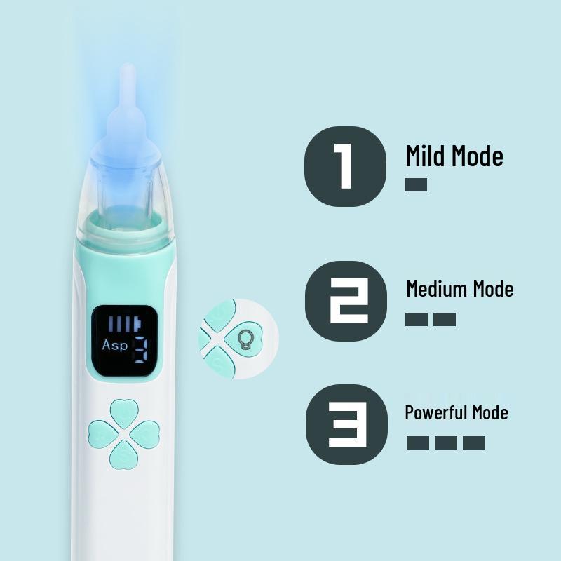 Smart Electric Nasal Aspirator for Baby and Child Mucus and Congestion Relief