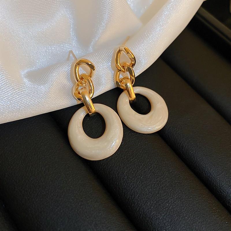 Love Geometric Earrings, Simple Flower Earrings, Fashionable Temperament Earrings, High-end Sense Earrings, Gifts