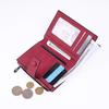 High Quality Women Wallet Revival Short Nubuck Leather Wallets for Female Three Fold Fashion Zipper Hasp Coin Purse Holders