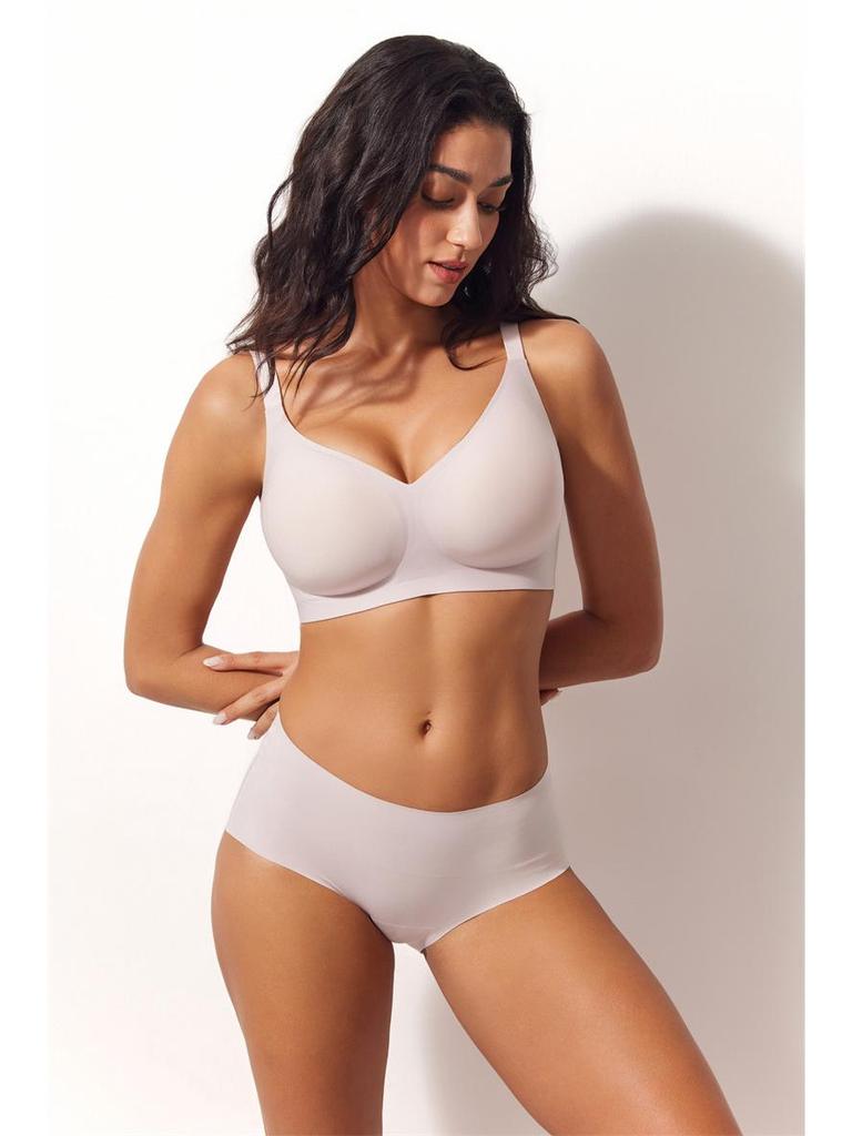 Cross-Border Plus Size Seamless Women's Bra: Anti-Sagging, Breathable, Wire-Free, Thin Cup with Support