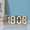 Multi-functional Digital Alarm Clock Voice Control Desktop Clock Display Table Clock  for Bedroom