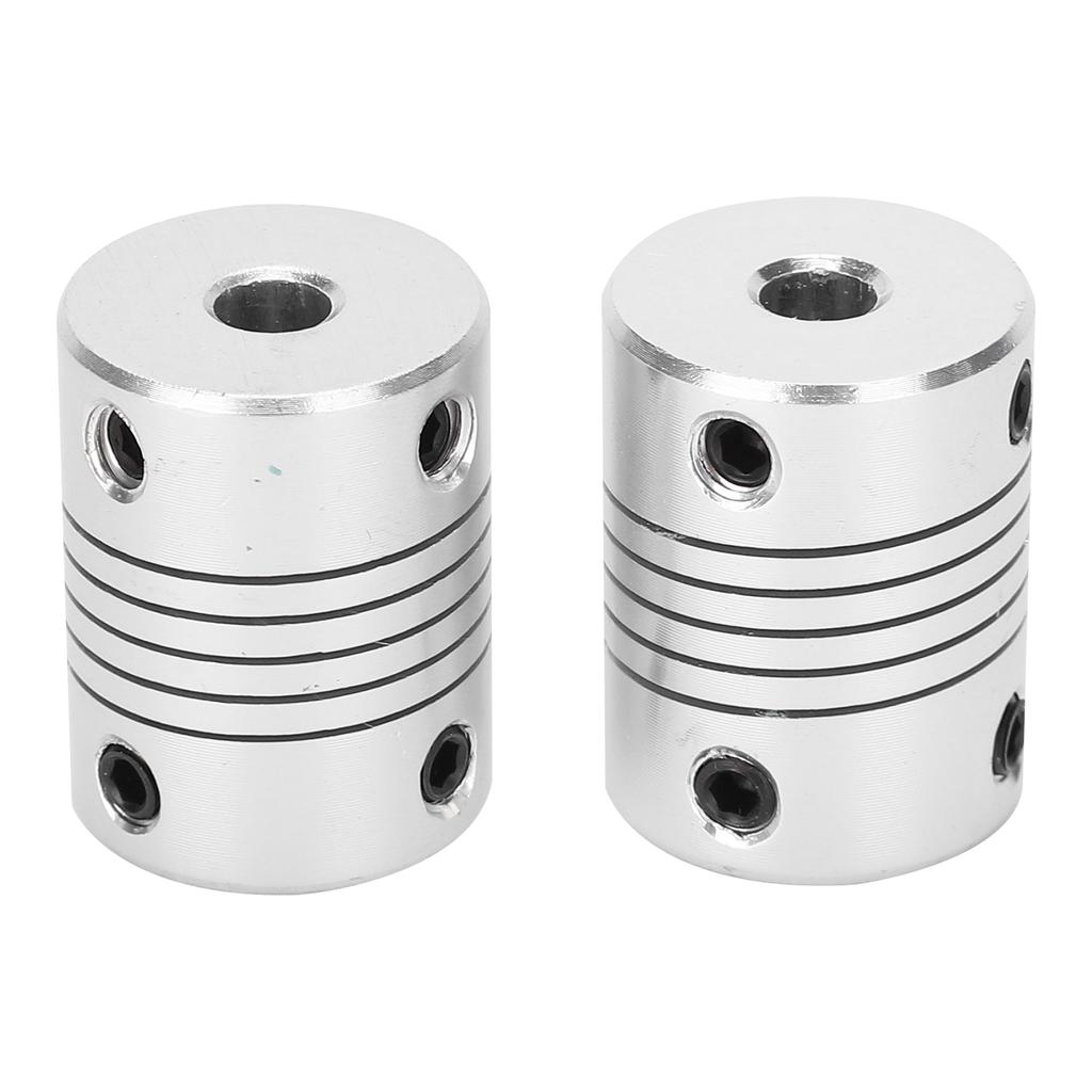 2Pcs Shaft Coupling Flexible Encoder Aluminum Alloy Coupler Stepper Motor DIY 3D Printer 5x8mm