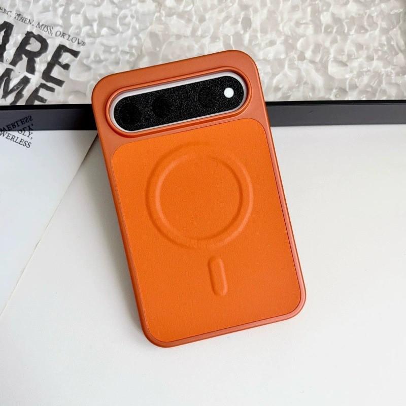 Pura X View Skin-Feel Leather Magnetic Phone Case Slim Fit Protective Cover