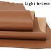 Flat weave cowhide leather material, top layer brown sofa seat cushion, headboard soft package, car seat leather fabric, fine gr