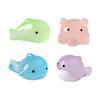 20Pcs Kawaii Luminous Small Resin Cute Glowing Whale Octopus Marine Animal At Night Marine Animal Ornament Fairy Garden Diy Decoration