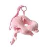 Creative Dinosaur Skeleton Plush Pendant Bag Hanging Charm Plush Hoodie Keychain  Doll Accessories