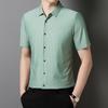 Summer Collar Seamless POLO Light Business Fashion T-shirt Ice Silk Shirt POLO