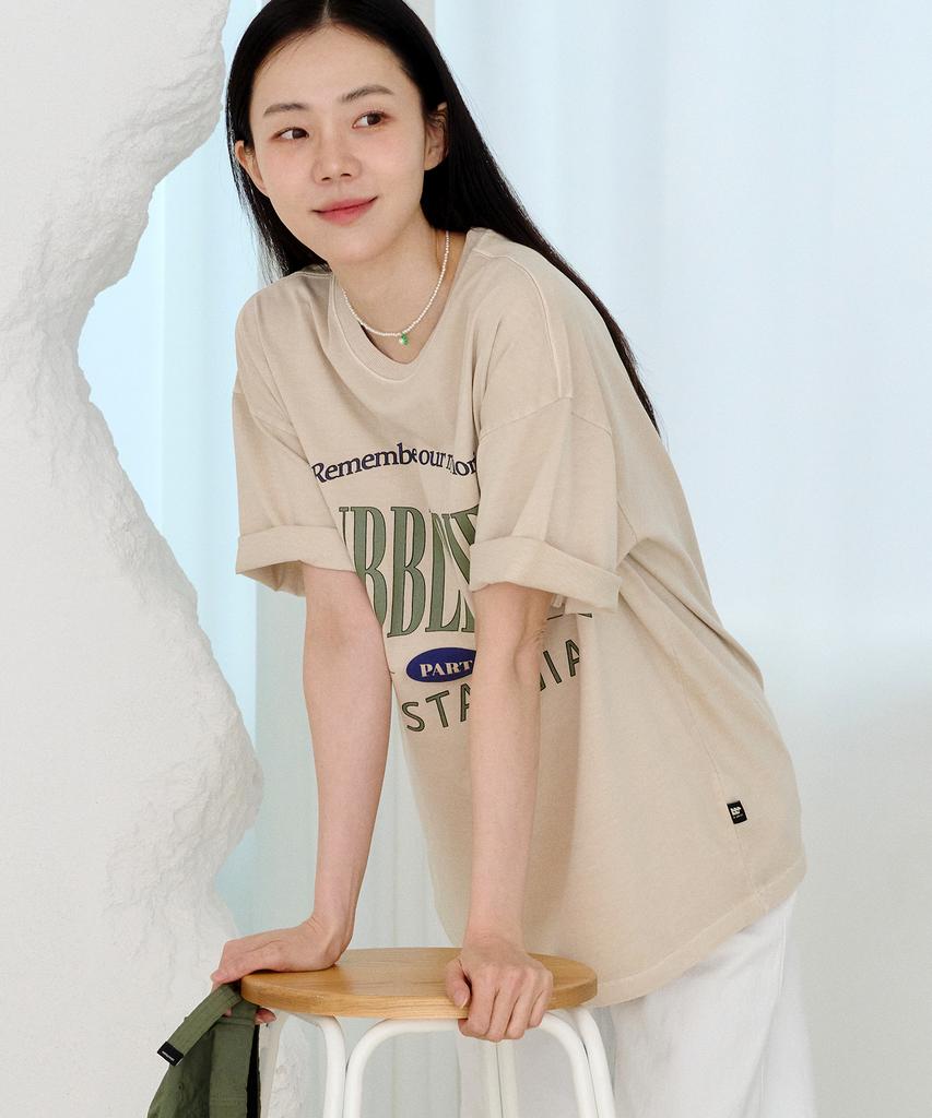 Beobeulpiseu Second Remember Pigment T-Shirt_Sand Beige