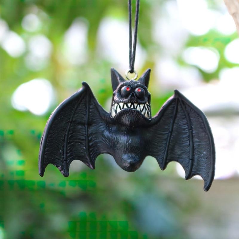Eerie Halloween Parties Supplies Eerie Halloween Garden Decorations Specter Bat Hanging Charm for Eerie Scene