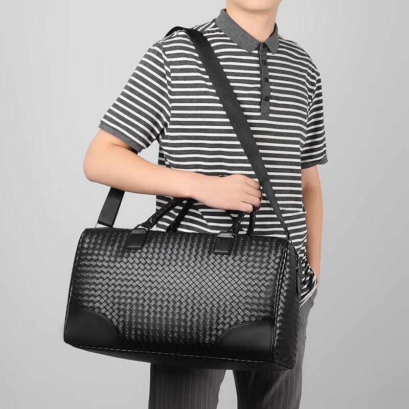 Hengyuanxiang Вместительная деловая дорожная сумка через плечо Large