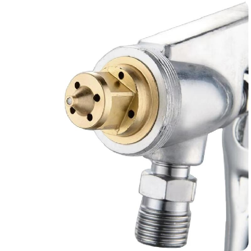 F-75 Spray Gun 1.5mm Nozzle with Cup Silver Handle Adjustable Color Spray Gun for Automotive Furniture Parts Painting