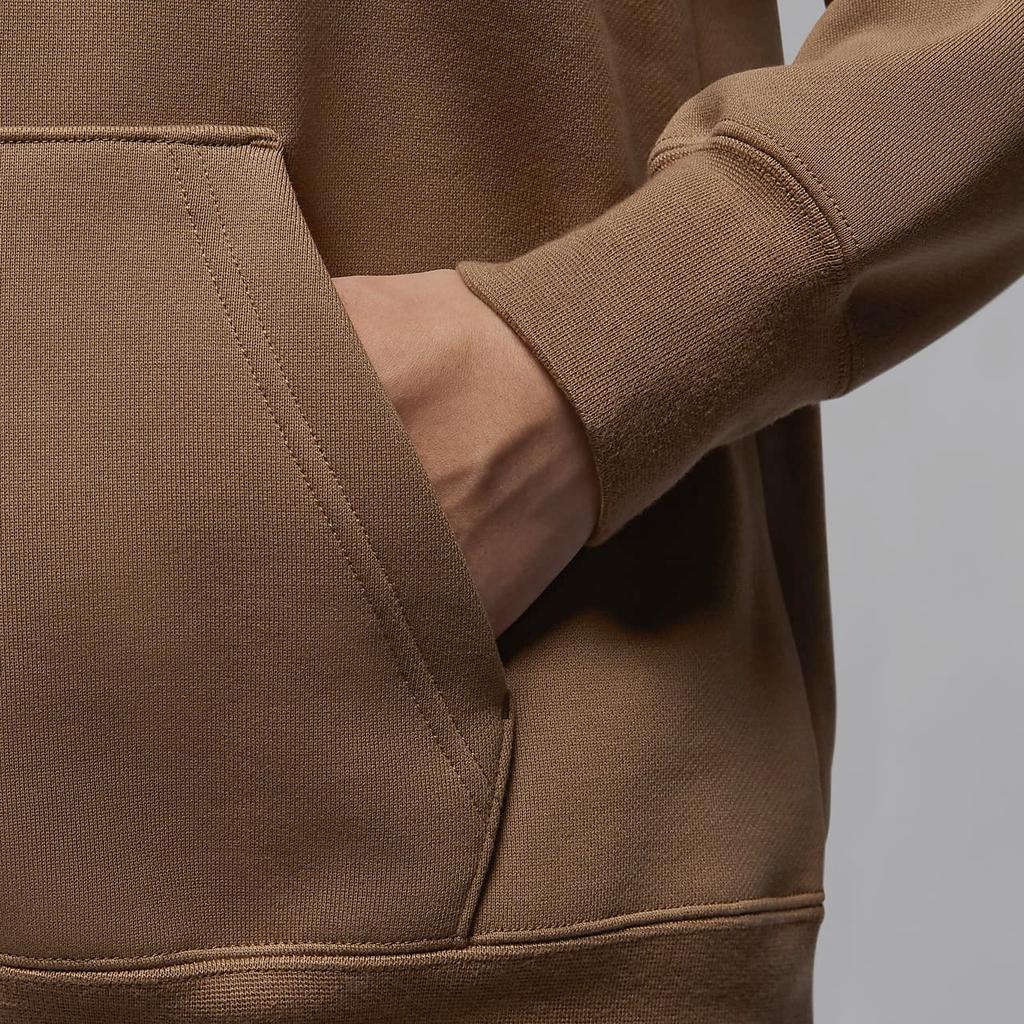 Jordan Flight Fleece Pullover Hoodie Long Sleeve Sweatshirt Women Hoodies Dark-Brown FV7051-223