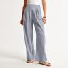 Women'S Summer Linen Blend Ultra Wide-Leg Pant Long  Slacks High Waist Trousers Pocket