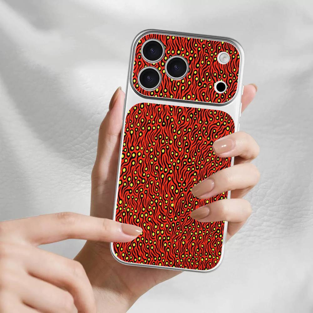 Popular Art Y-Yayoi KusamaS Back Cover Decal Protective For Iphone 17 Pro Max Skin Sticker Back Protective Decorative Sticker