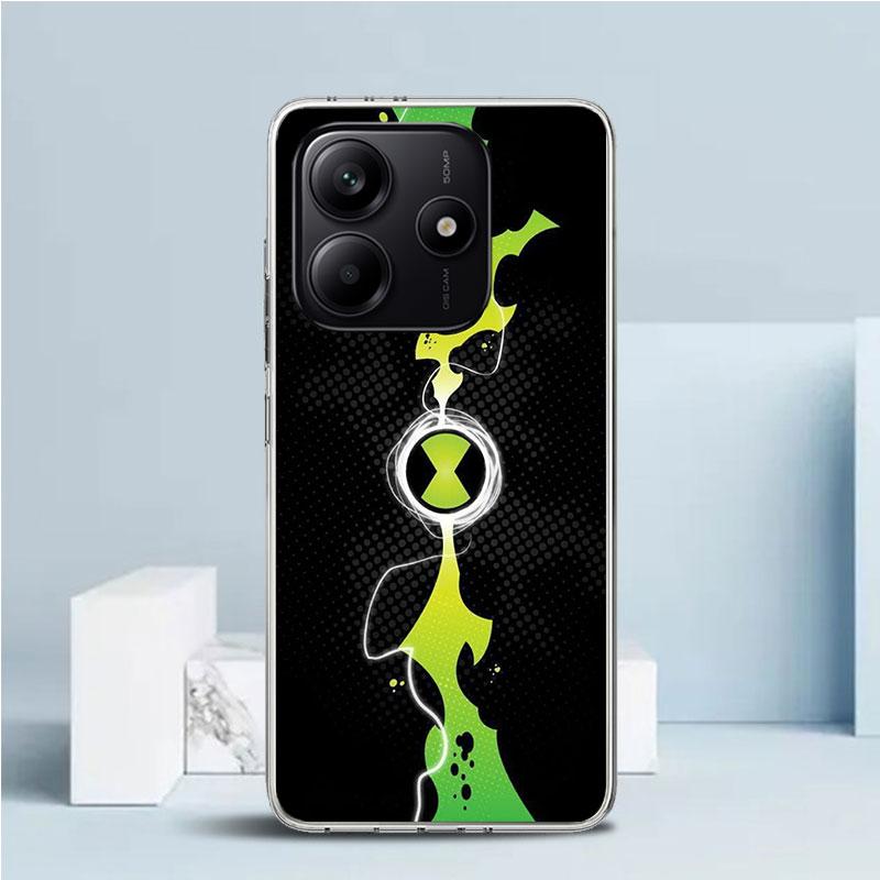 Cartoon Ben 10 Phone Case For Xiaomi Redmi Note 15 14 14S 13 12S 12 Pro Plus 11S 11 11T 11E 10S 10 + Soft TPU Back Cover Redmi N