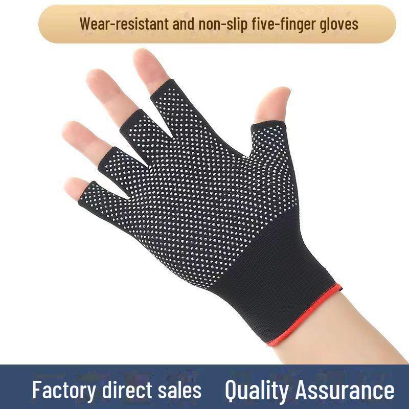 Unisex Sun Protection Gloves for Fishing, Cycling, and Driving - Two & Three Finger Half-Length Design
