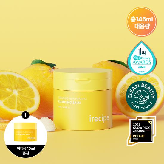 iRECIPE Ceramide Yuzu Healing Cleansing Balm 135ml Special Offer (+10ml)