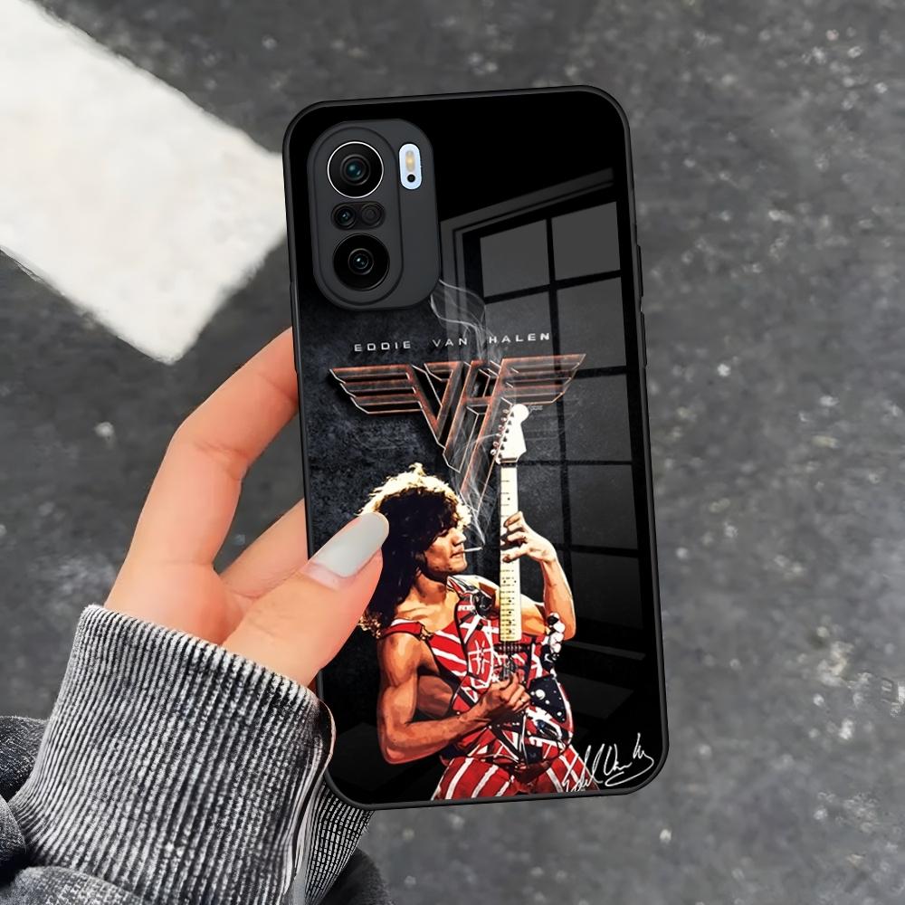 Eddie Van Halen Graphic Guitar Phone Case for Xiaomi 15 14 13 12 X Redmi Note 10 Mi 11 S Lite T Pro ultra glass Cover