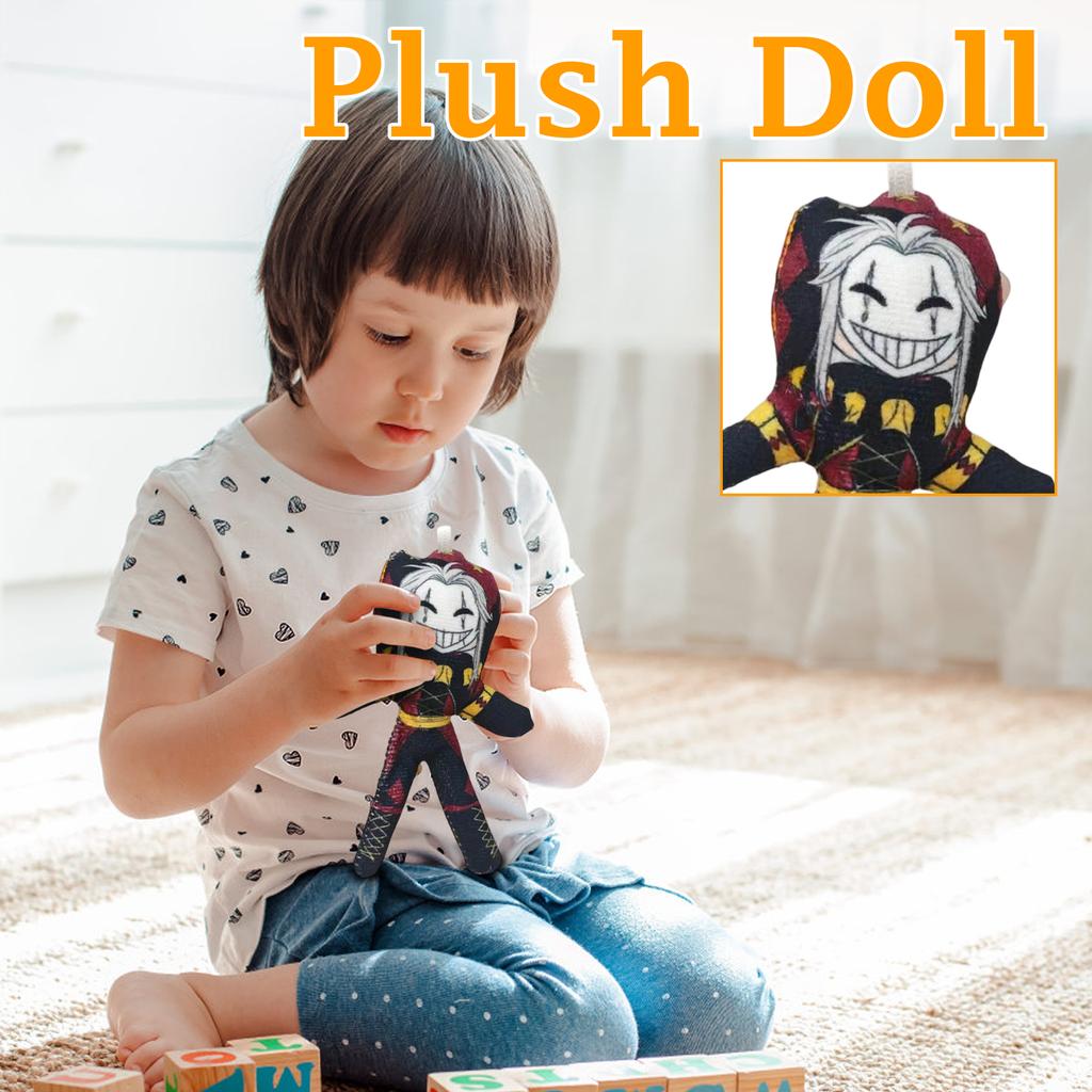 Plush Character Doll Soft Stuffed Toy Unique Circus Jester Design Fabric Material Collectible Plush Toy for Display or Gift