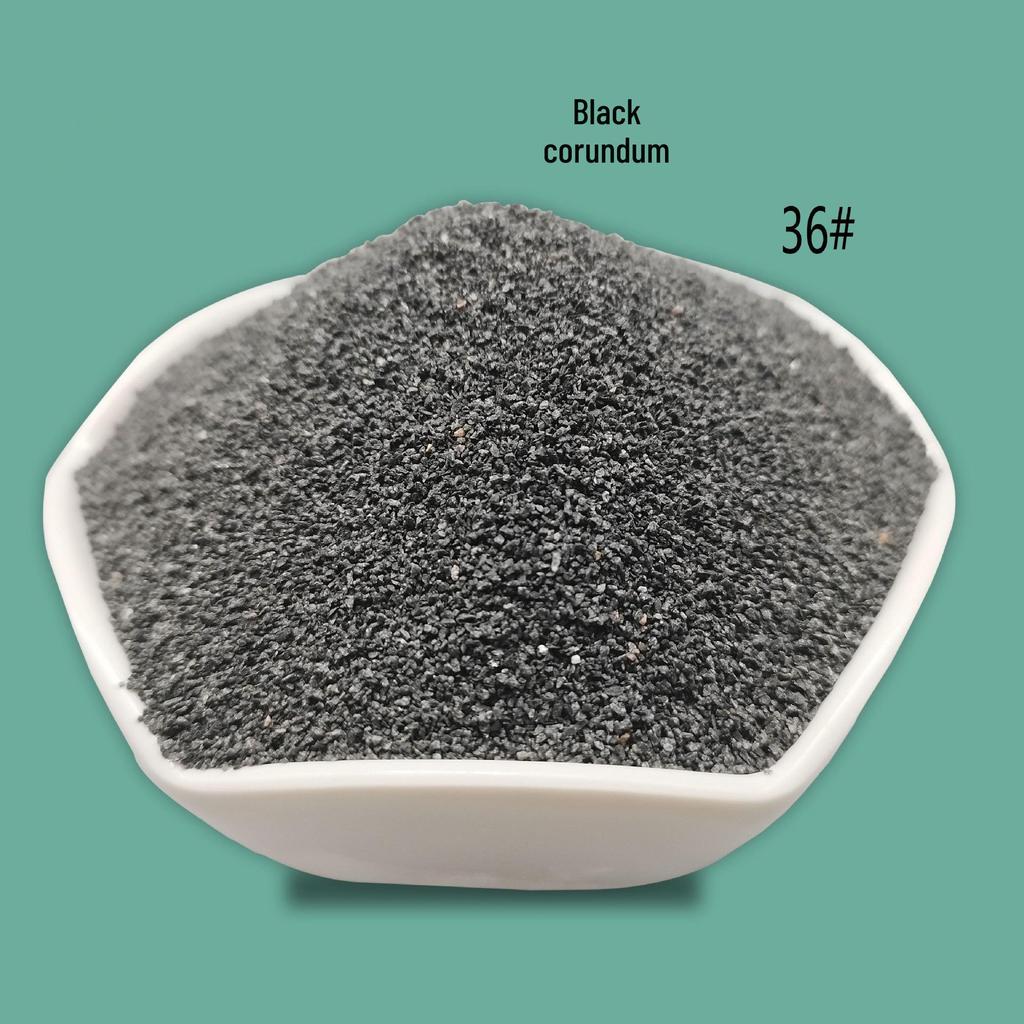Black Corundum Sandblasting Media for Rust Removal