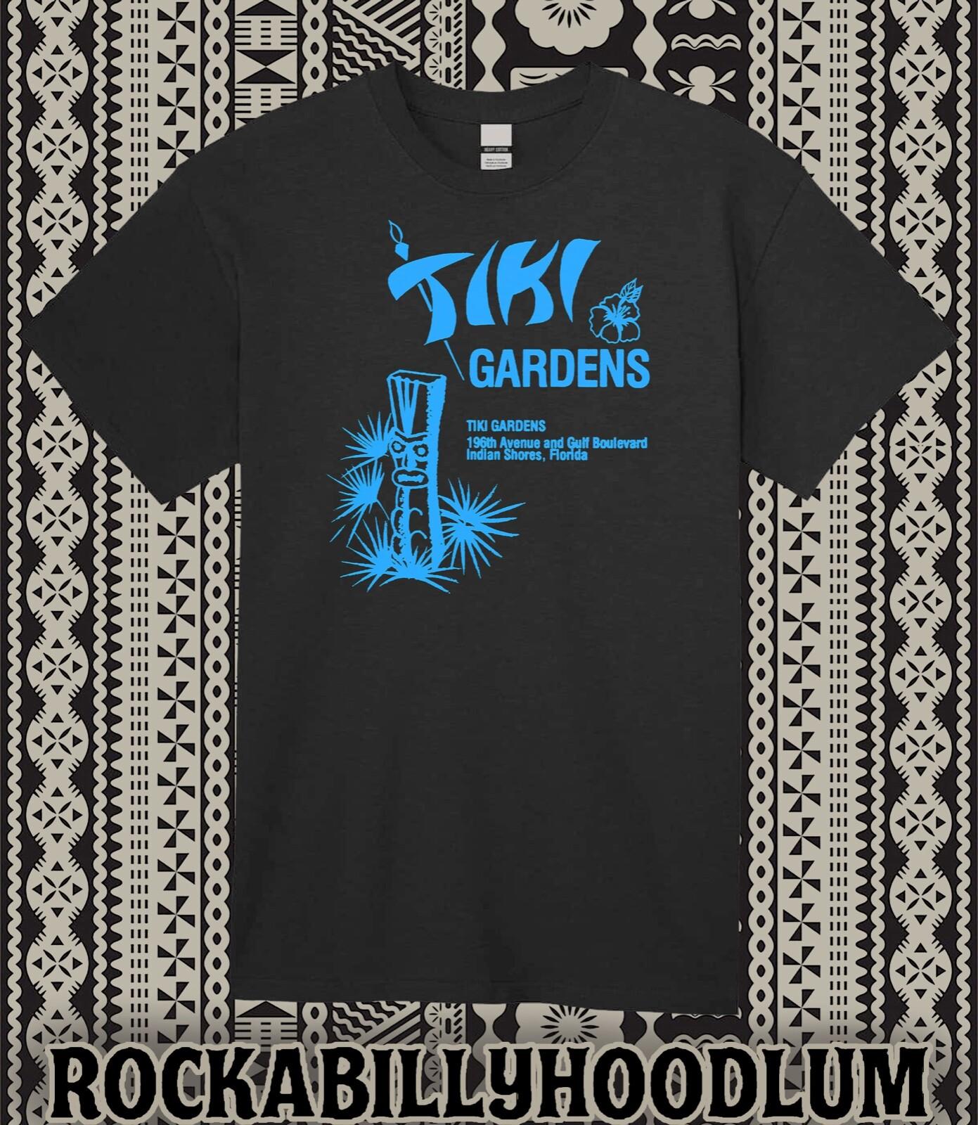 Retro Tiki Tee T Shirt Bar Restaurant Mug Polynesian Tiki Gardens Florida S