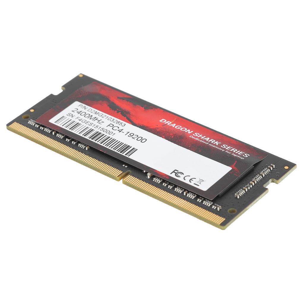 DDR4 RAM Slim Aluminum High Performance Easy Install DDR4‑2400MHz PC4‑19200 Notebook Memory16GB