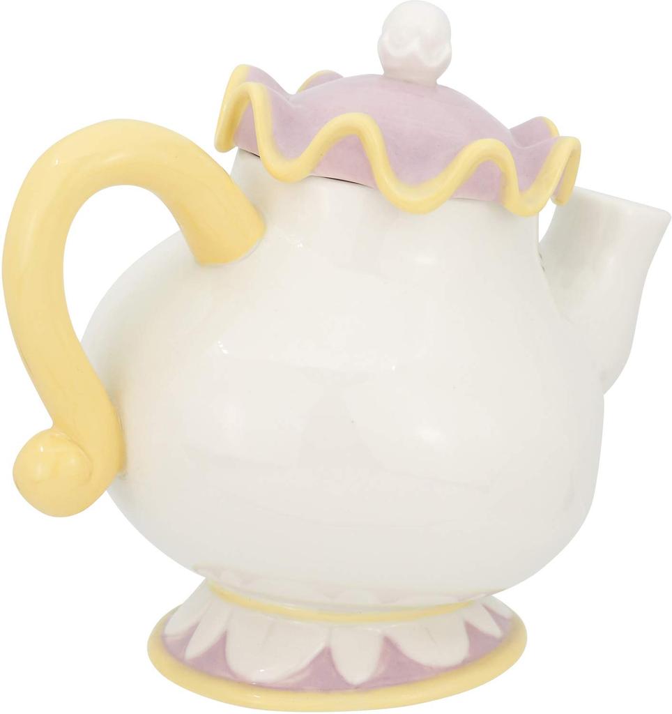 Sun Art Disney [Beauty and the Beast] Mrs. Potts and Chip Tea Set (Teapot and Teacup Set in Box) Tea Pot Beauty and the Beast Merchandise Ornament