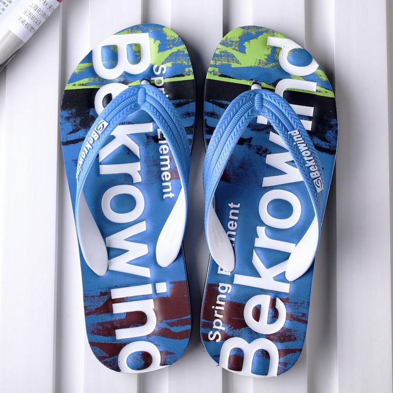 Rubber Flip Flops For Men Summer Beach Slippers Trend Outdoor 2022 Fashion Non-Slip Sandals Slipers Men Shower Slippers
