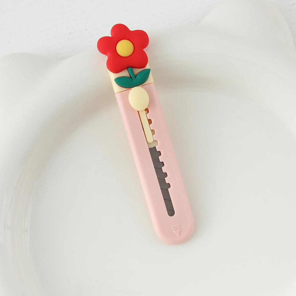 Cartoon Mini Dismantle the Courier Knife Unpack Tool Paper knife Art knife Metal Retractable Blade Knife For Stationery Supplies