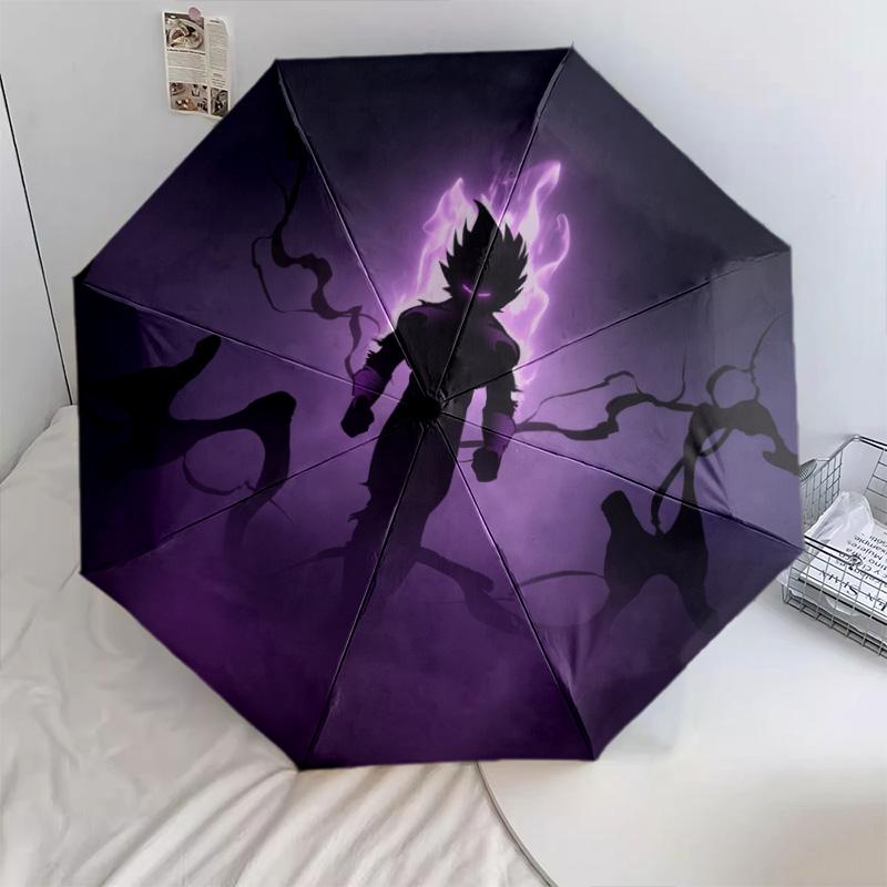 Dragon Ball pattern, automatic folding umbrella, portable and foldable design, 8 ribs, a Christmas or birthday gift.