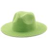Ins Internet Celebrity Spring and Summer Straw Hat Travel Concave Style Vacation Wind Wide Brim Sunshade Top Hat Beach Jazz Hat