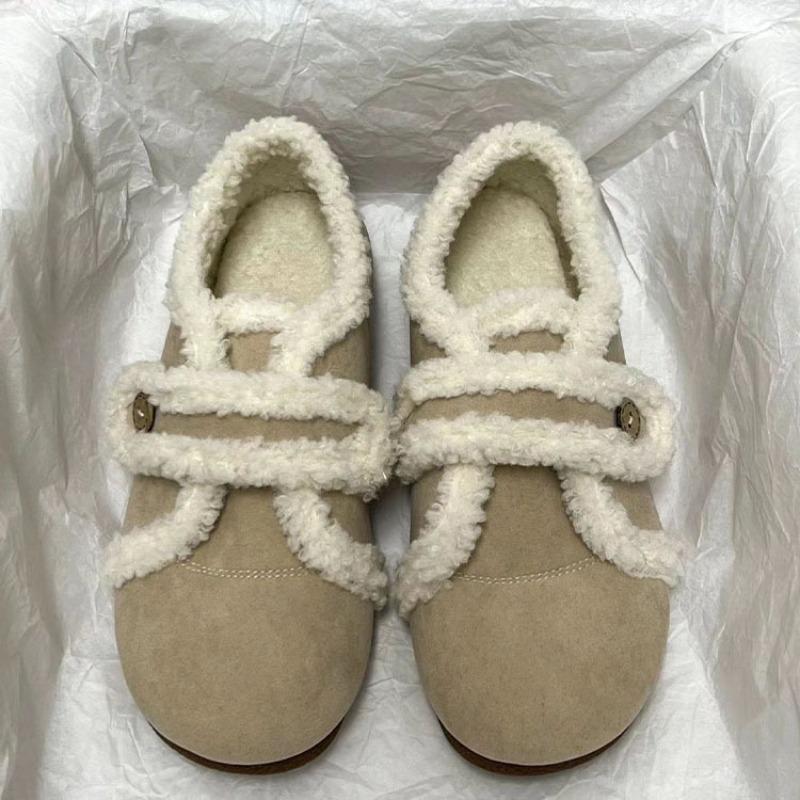 Bavlněné boty se silnou podrážkou, nové podzimní a zimní domácí obutí, hromádkované a zesílené baotou, obří teplé a jednoduché bavlněné boty