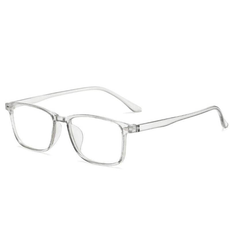 0 -0.5 -0.75 To -6.0 Blue Light Filter Computer Myopia Glasses With Degree Women Men TR90 Square Prescription Spectacles Frame