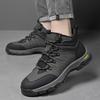 Große Echte Leder High Top Freizeitschuhe Herren Outdoor Reise Wandern Bergsteigen Schuhe Rutschfest Abriebfest Sneaker