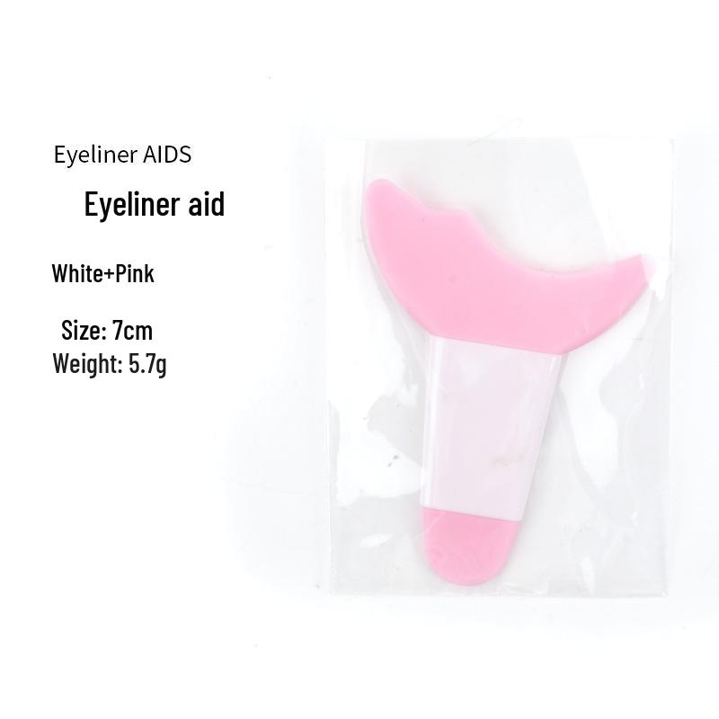 Wielofunkcyjne silikonowe narzędzie do makijażu oczu do aplikacji eyelinera, cieni do powiek i tuszu do rzęs