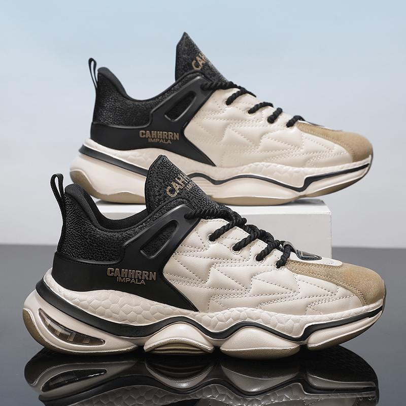 

Чоловіче взуття Кросівки для бігу Дихаючі зручні кросівки Чоловічі кросівки для тенісу Легке повсякденне спортивне взуття Чоловіче взуття на шнурівці проти ковзання 44 хакі