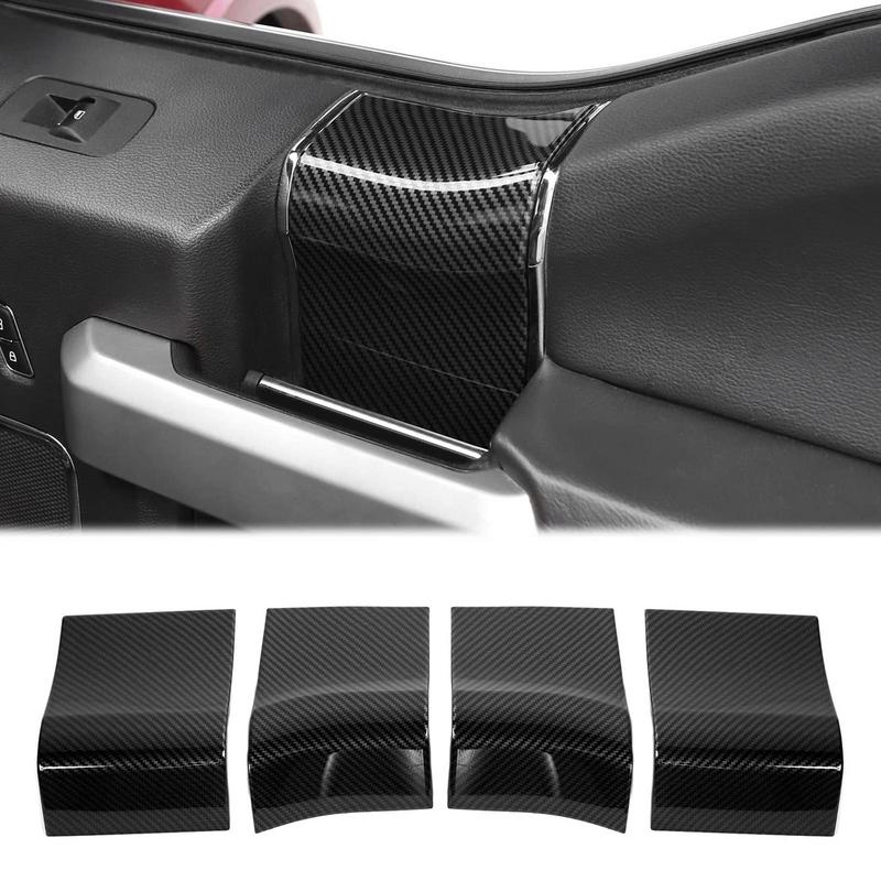 

Car Door Handle Panel Self-Adhesive Interior Door Handles Panel 4PCS Car Accessories Pull Handle Set Replacement Double-Sided Russian Federation