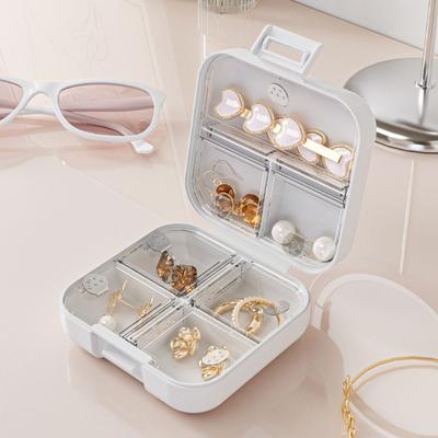 Mini Pill Case Portable Storage Box Multipurpose Jewelry Box  Earrings