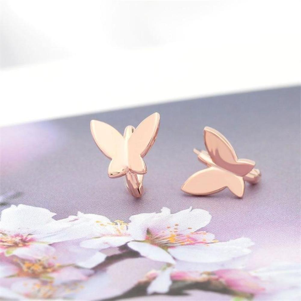 [Onm] Onm 14K Gold Needle Rose Gold Daily Butterfly Bracelet Ring Piercing (S9593987)