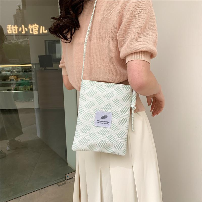 Soft Stylish Corduroy Crossbody Phone Bag For Women With Chic Bucket Shape Design And Multiple Colors Available