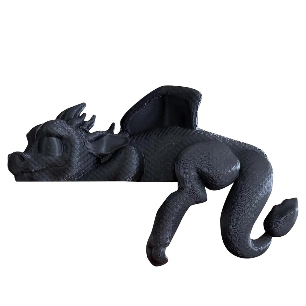 Sleeping Dragon Bookshelf Decoration, Interesting Desktop Bookshelf Decoration Ornaments