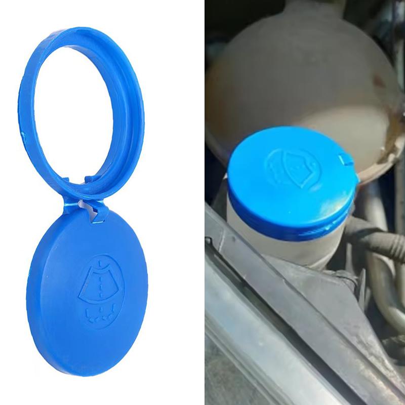 1PC Car Windshield Washer Fluid Reservoir Tank Cap 643238 643235 Fit for Peugeot 206 207 408 307 Blue ABS Windscreen Parts Hoses Windshield Washer 1