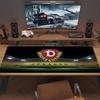 Dynamo Dresden Large Size Mouse Pad Large Gaming Table Cushion Non-slip Laptop Tablet Big Mousepad XXL Mat Mini PC Playmat With Lock edge