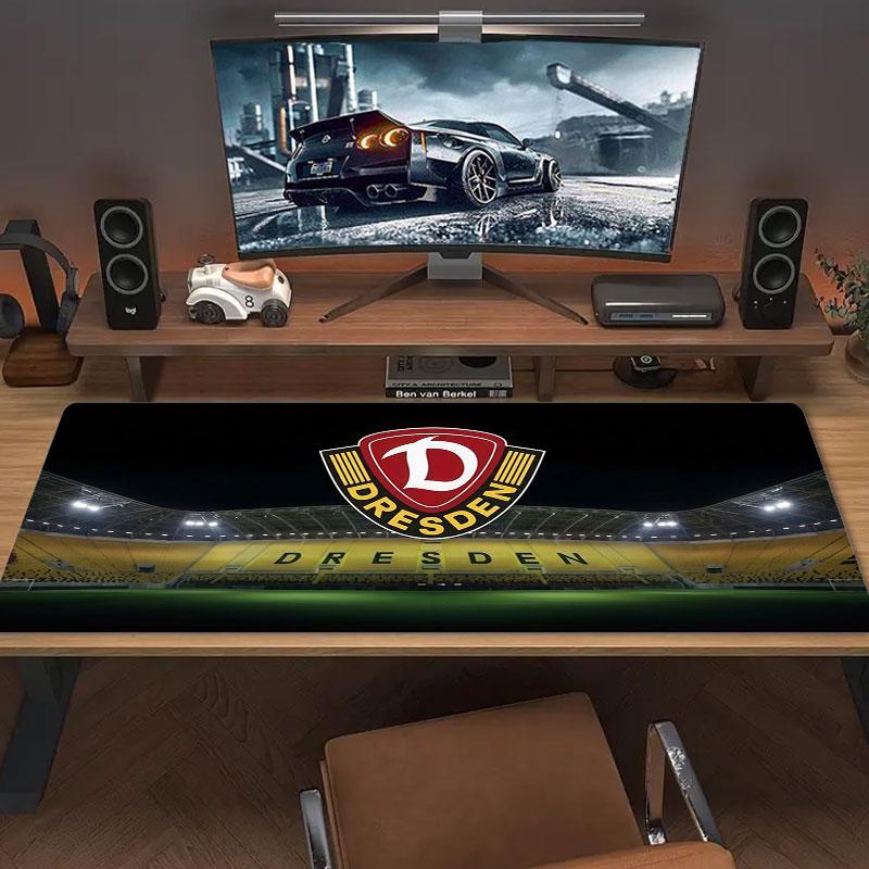 Dynamo Dresden Large Size Mouse Pad Large Gaming Table Cushion Non-slip Laptop Tablet Big Mousepad XXL Mat Mini PC Playmat With Lock edge