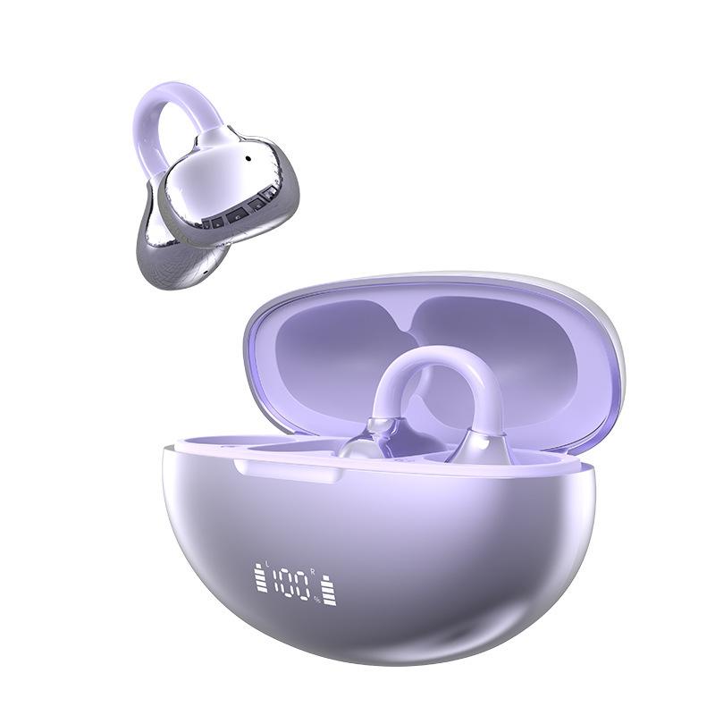 The new Q108 true wireless ear clip wireless Bluetooth headset is painless to wear for a long time and has a long battery life.