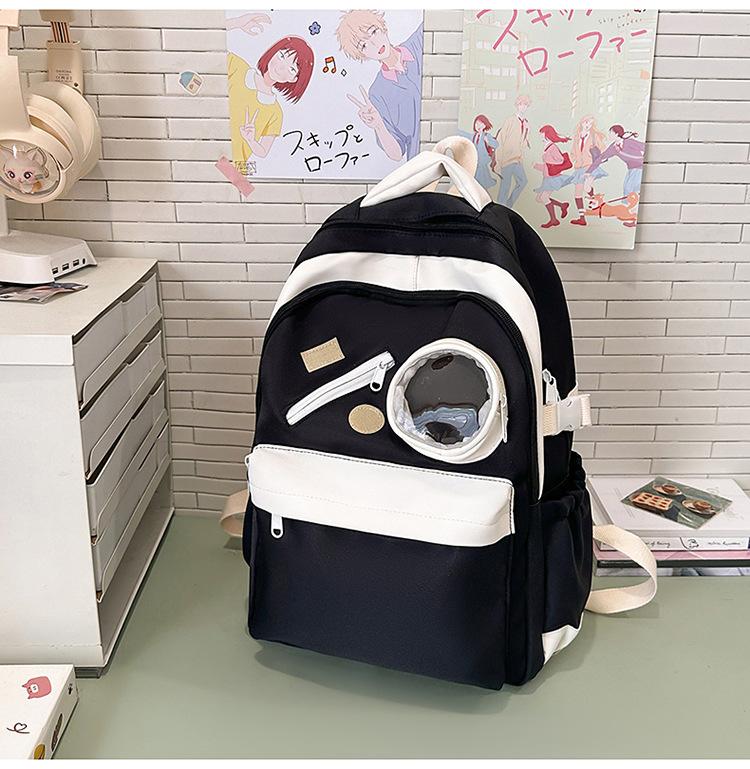 School bag high value fresh and sweet ins make-up bag handbag high school students large capacity